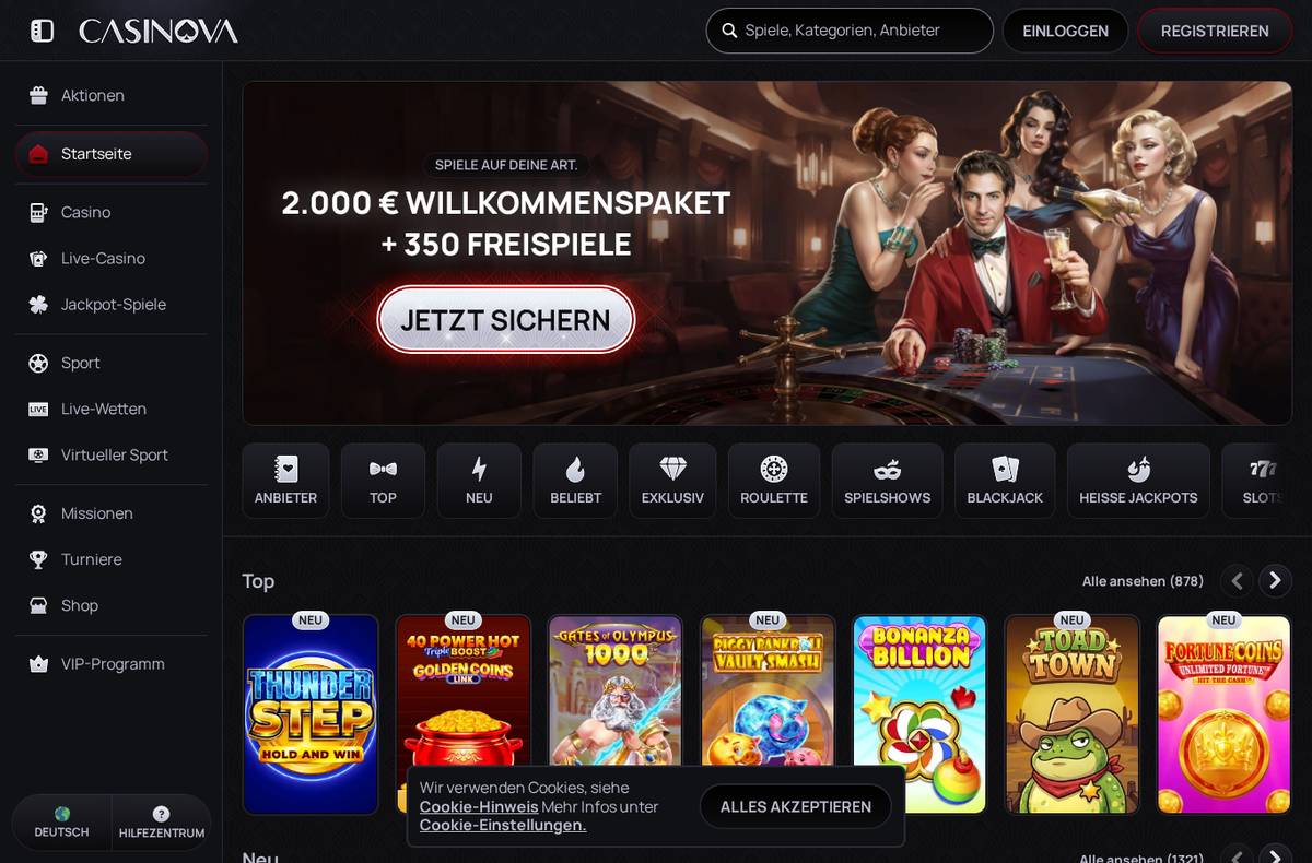 Lobby von Casinova